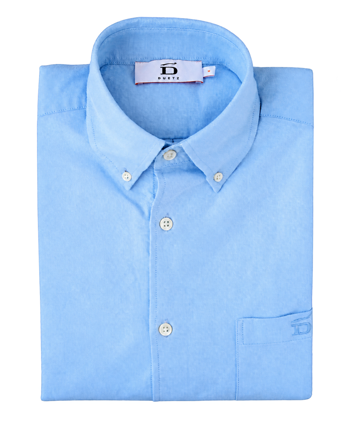 DUETZ Oxford Shirt in Hellblau